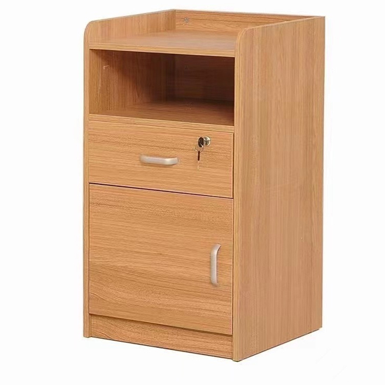Wooden bedside cabinet